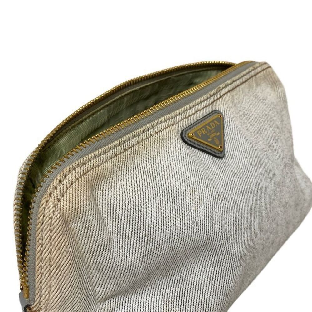 Prada Pouch - Light Gray - image 6